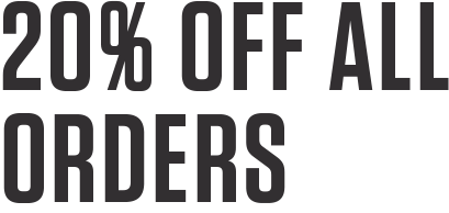 20% off all orders