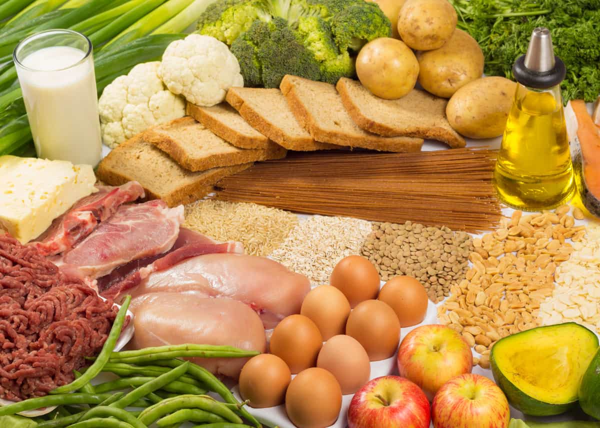 Selection of food for macronutrients